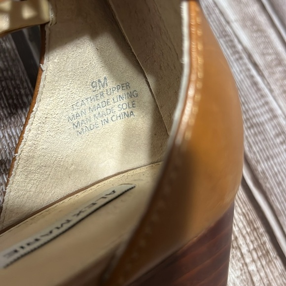 Alex Marie Reddish Brown Cutout Wedge Sandals size 9 - Picture 7 of 8